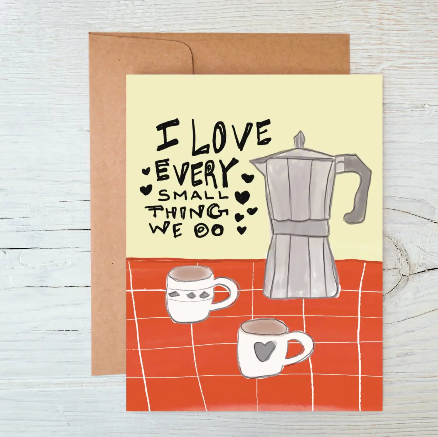 Coffee Percolator - I Love Every Small Thing We Do