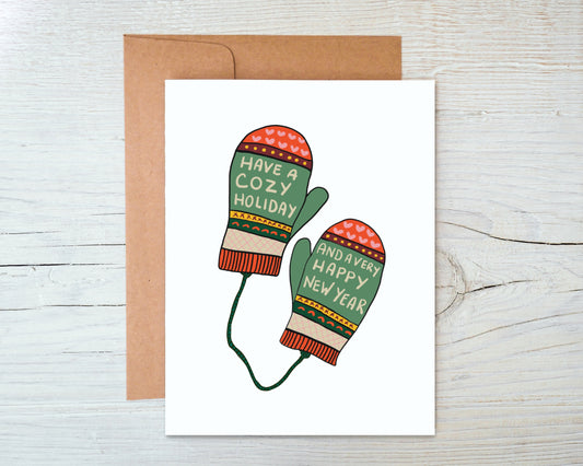 Mittens Cozy Holiday Card (2023)