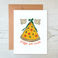 Pizza On Earth Holiday Card