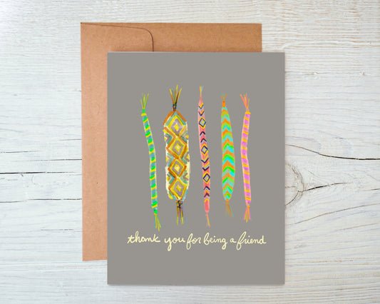 Friendship Bracelet Card