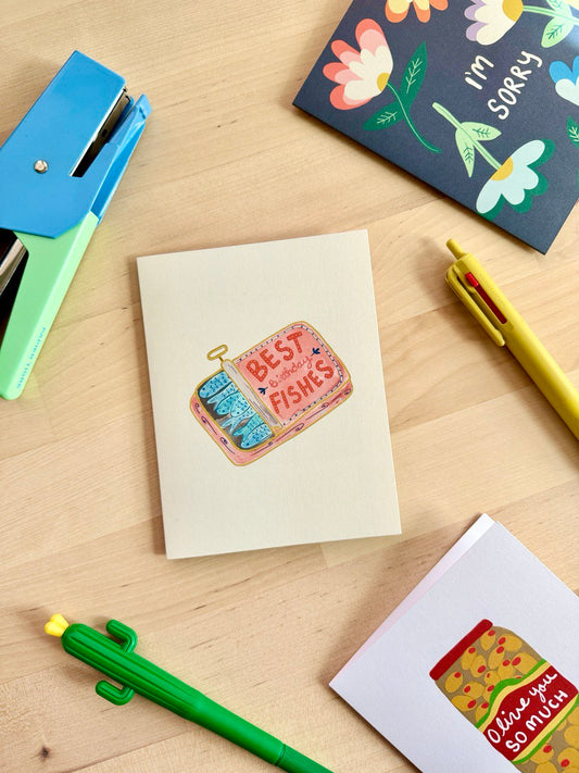 Best Birthday Fishes - Funny Sardine Birthday Card