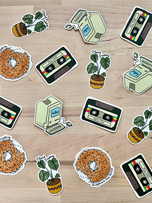 Plant Daddy Monstera Vinyl Sticker