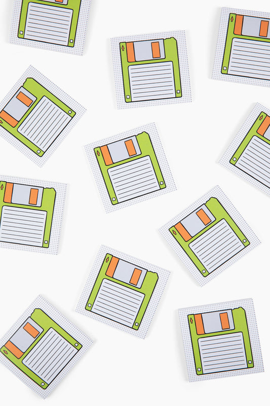 Retro Floppy Disk Post-It Notes Sticky Notes
