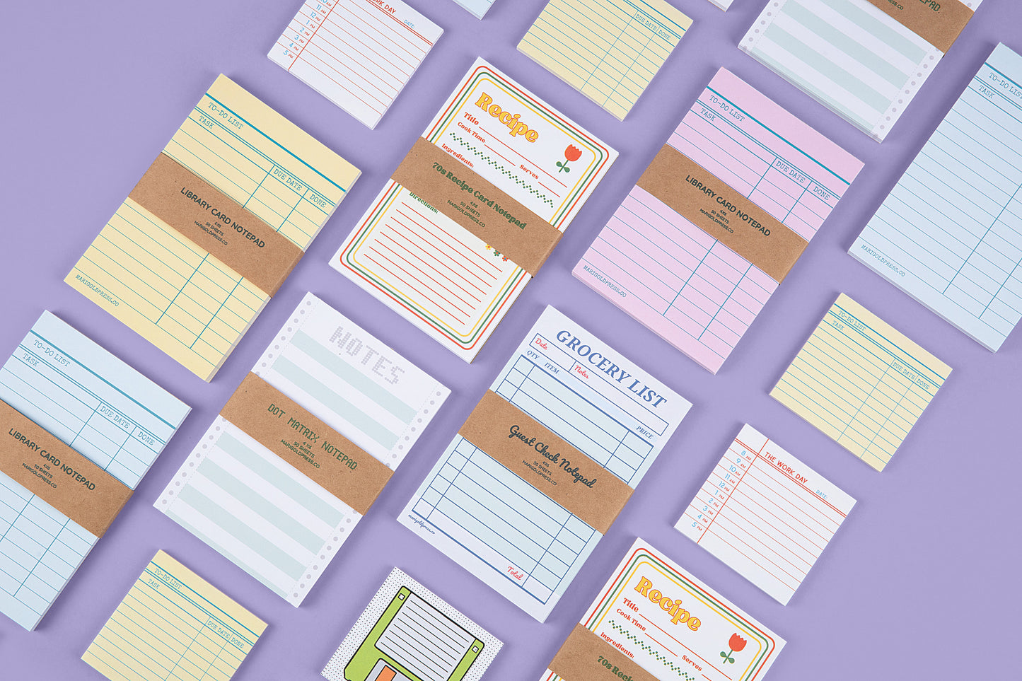 Library Card Post-It Notes Sticky Notes - Green