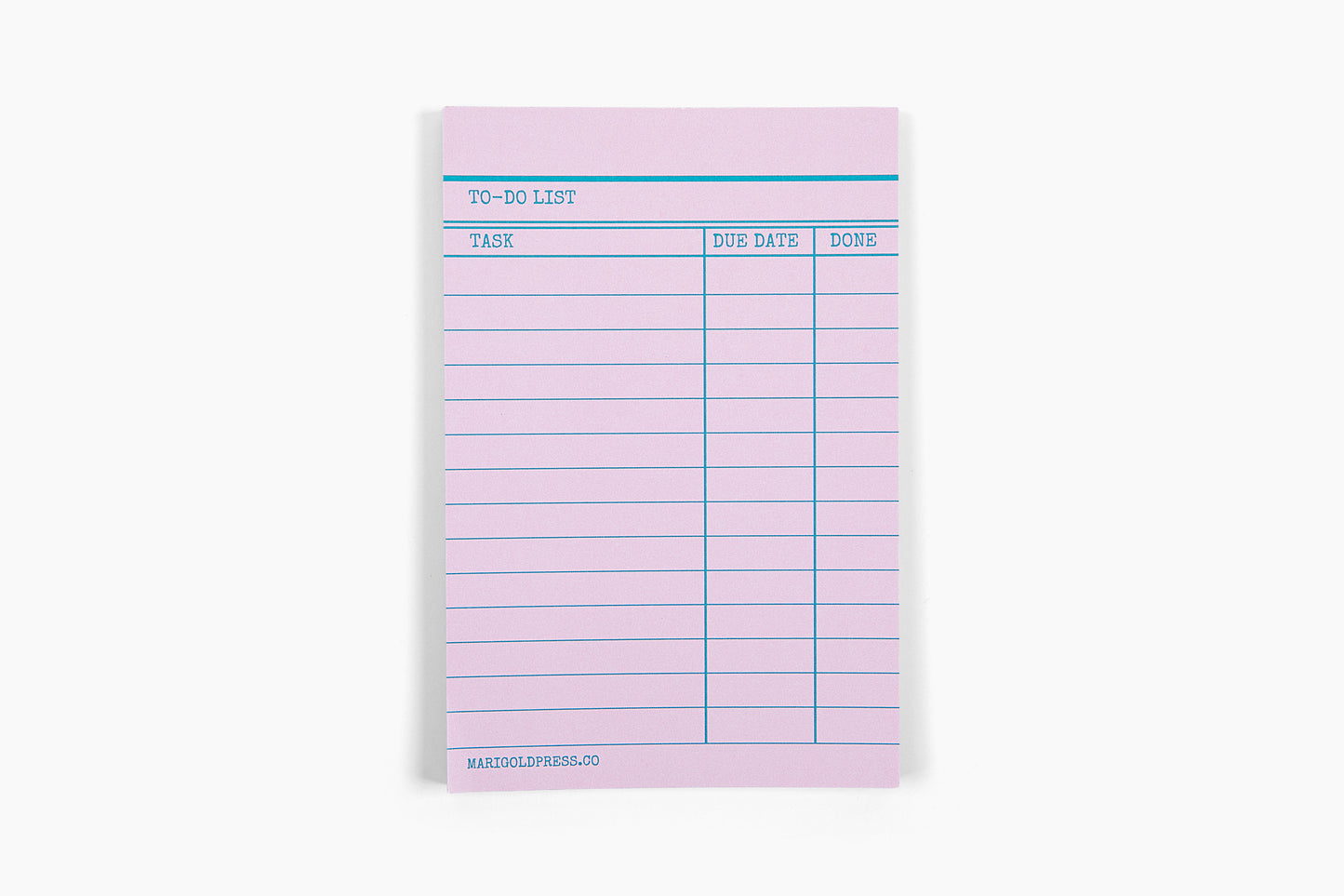 Library Card Notepad