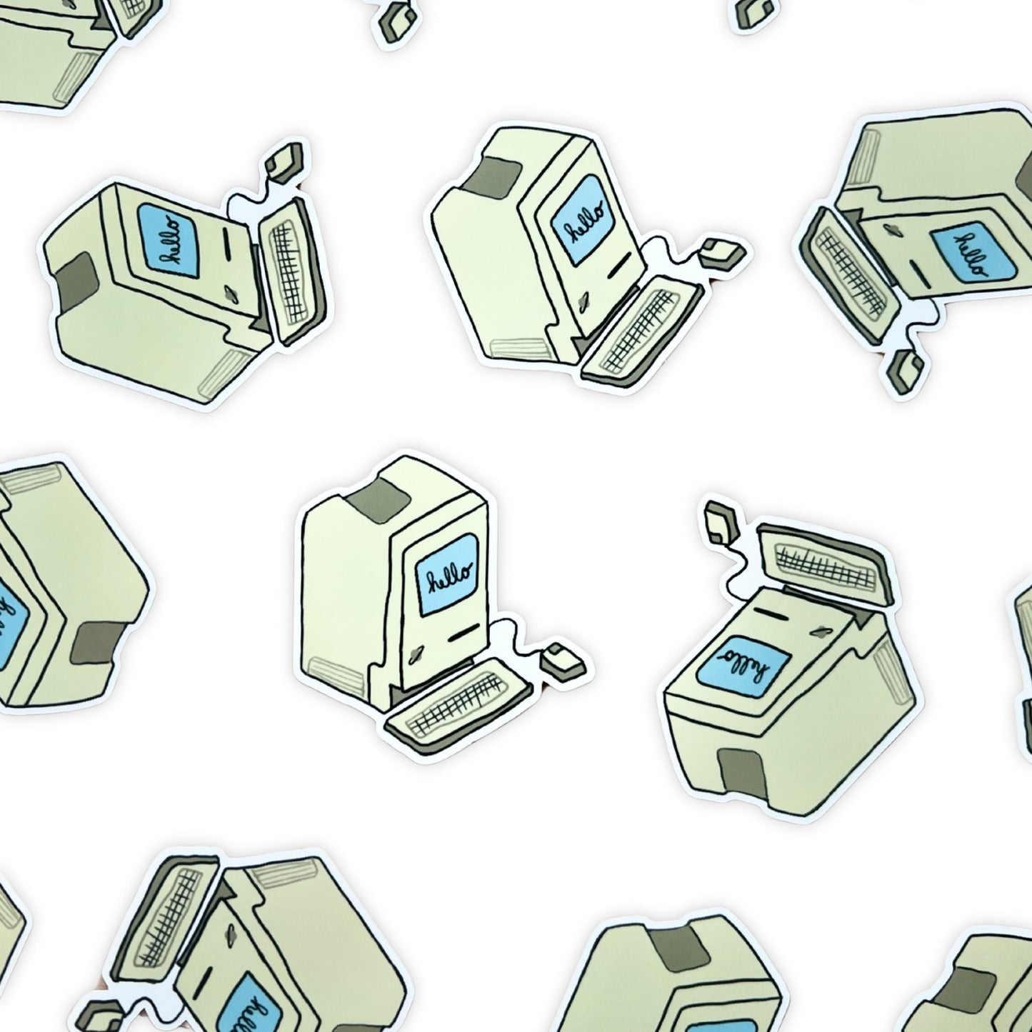 Apple Macintosh Retro Nostalgic Vinyl Sticker