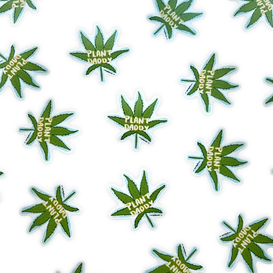 Plant Daddy Cannabis Matte Vinyl Sticker