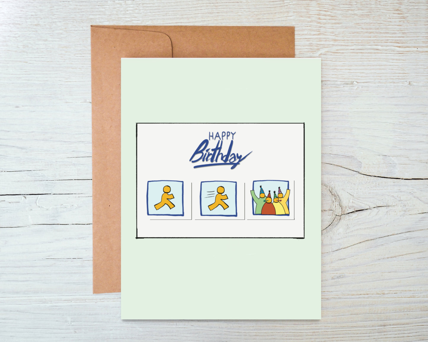 Dial Up AOL 90s Birthday Card