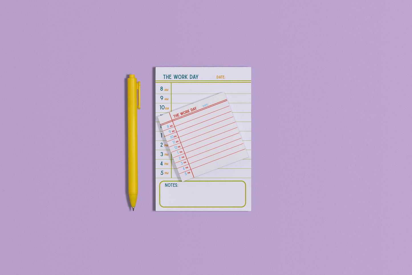 The Work Day 4x6 Notepad
