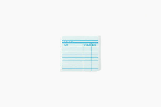 Library Card Post-It Notes Sticky Notes - Green