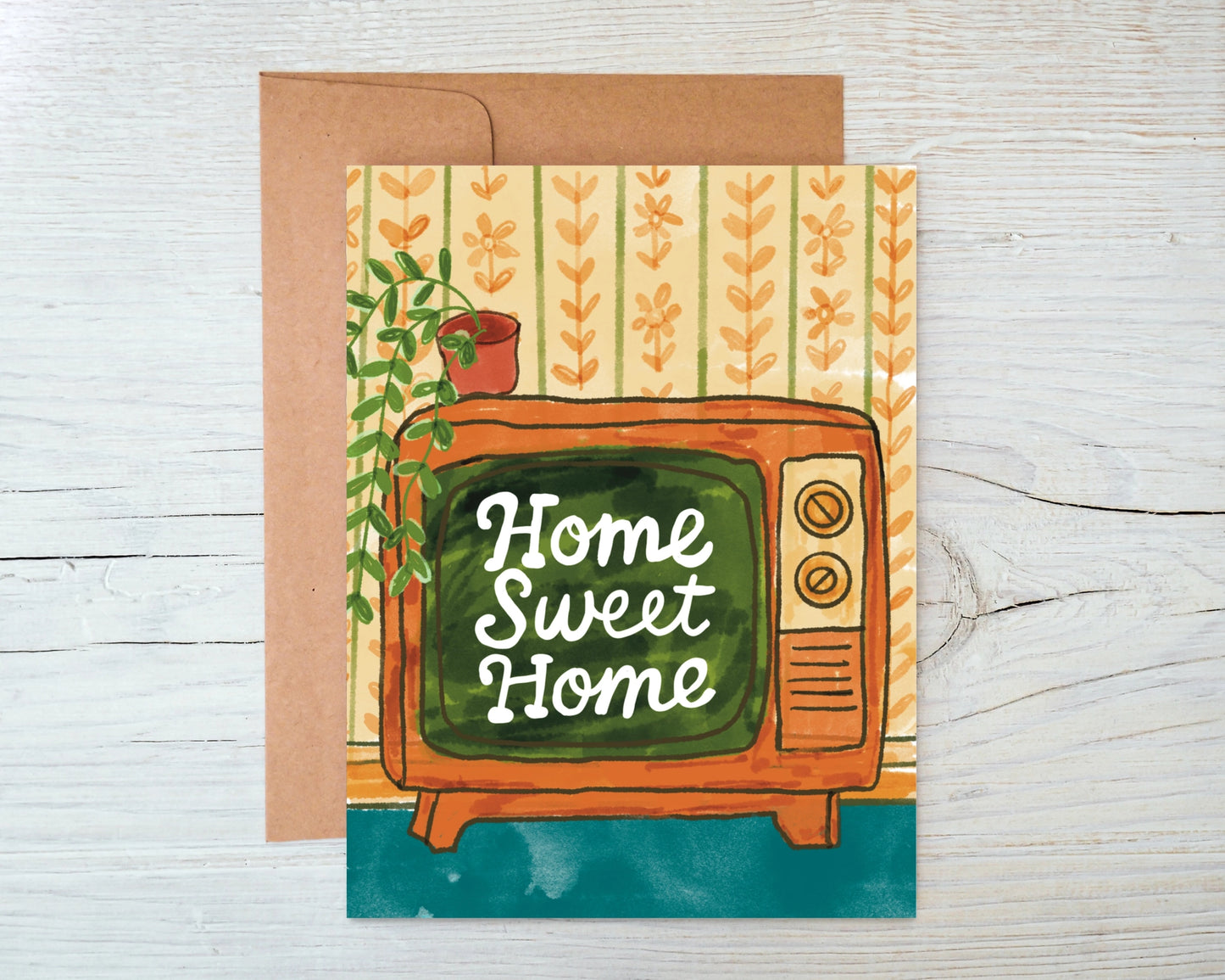 Home Sweet Home TV - Housewarming Card