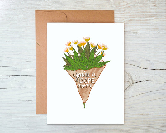 Cannabis Bouquet Mother’s Day Card