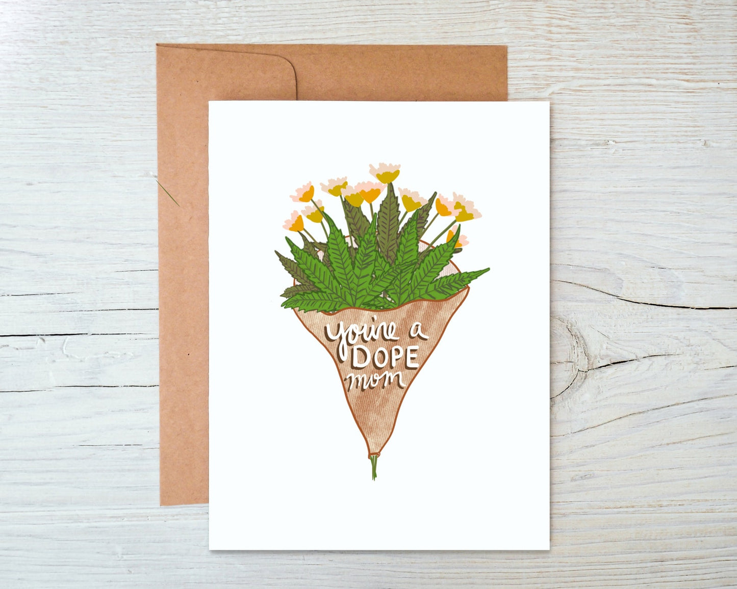 Cannabis Bouquet Mother’s Day Card