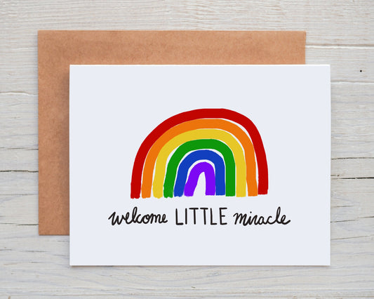 Rainbow Baby Welcome Little Miracle