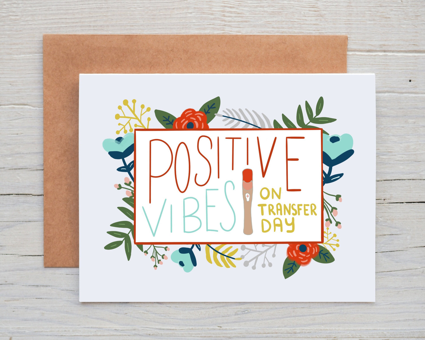Floral IVF Card