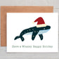 Whale Pun Holiday Card
