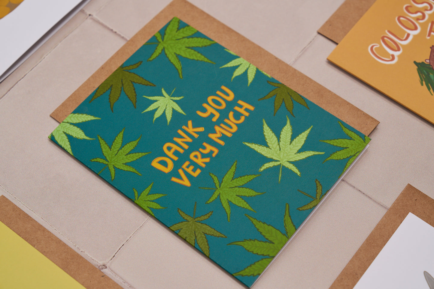 Dank You Very Much Cannabis Thank You Card