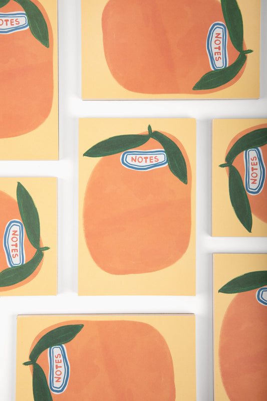 Wonky Orange Notepad