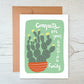 Cactus New Baby Card