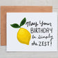 Lemon Pun Birthday Card