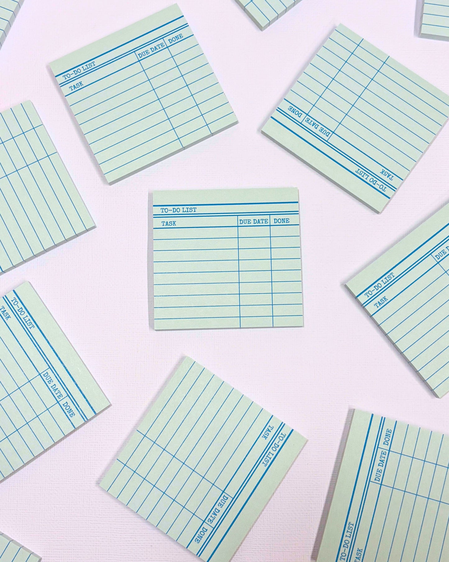 Library Card Post-It Notes Sticky Notes - Green