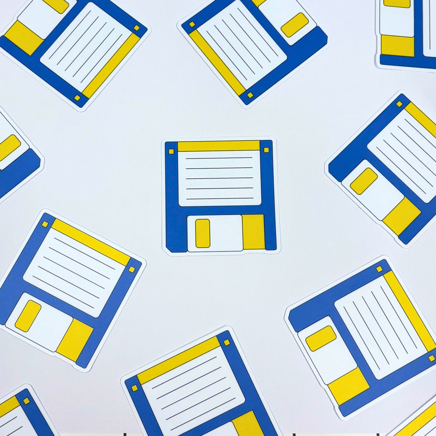 Floppy Disk Matte Vinyl Sticker