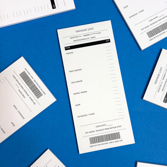 Grocery List Receipt Notepad | Retro Market Pad