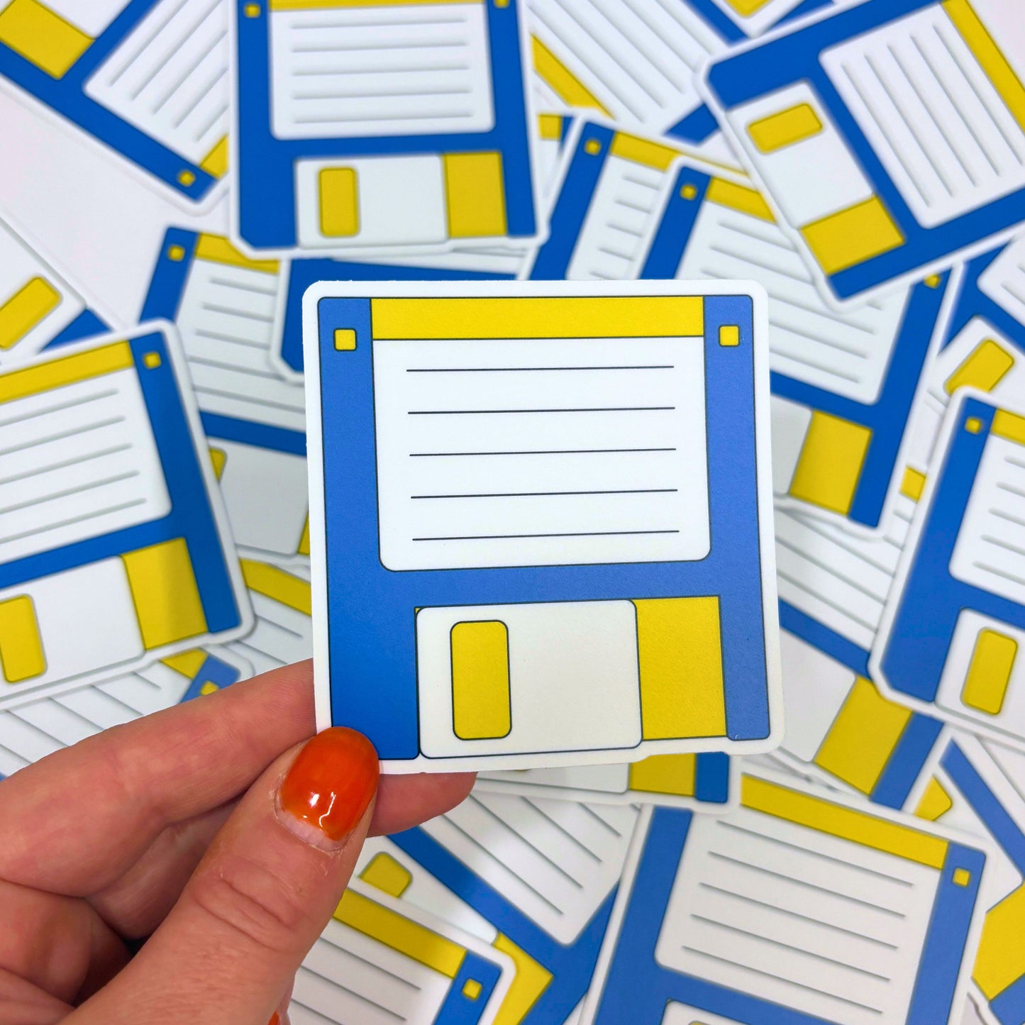 Floppy Disk Matte Vinyl Sticker