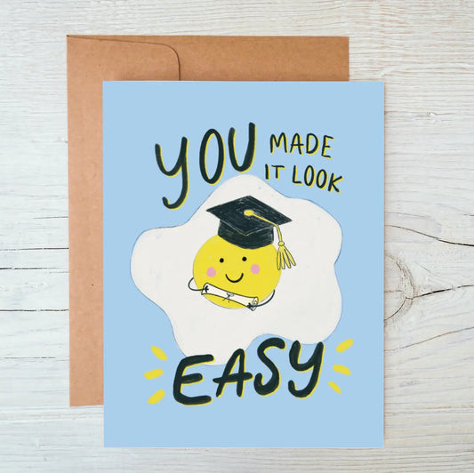 Egg Graduation Card