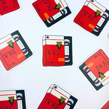 VHS Matte Vinyl Sticker