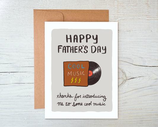 Rad Dad Vinyl Record Father’s Day Card