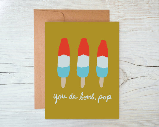 Bomb Pop Father’s Day Card