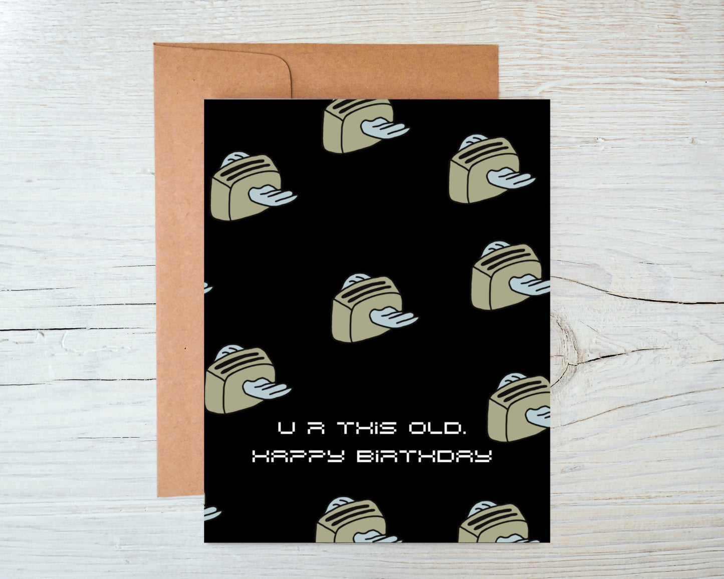 Flying Toasters Birthday Card - U R This Old