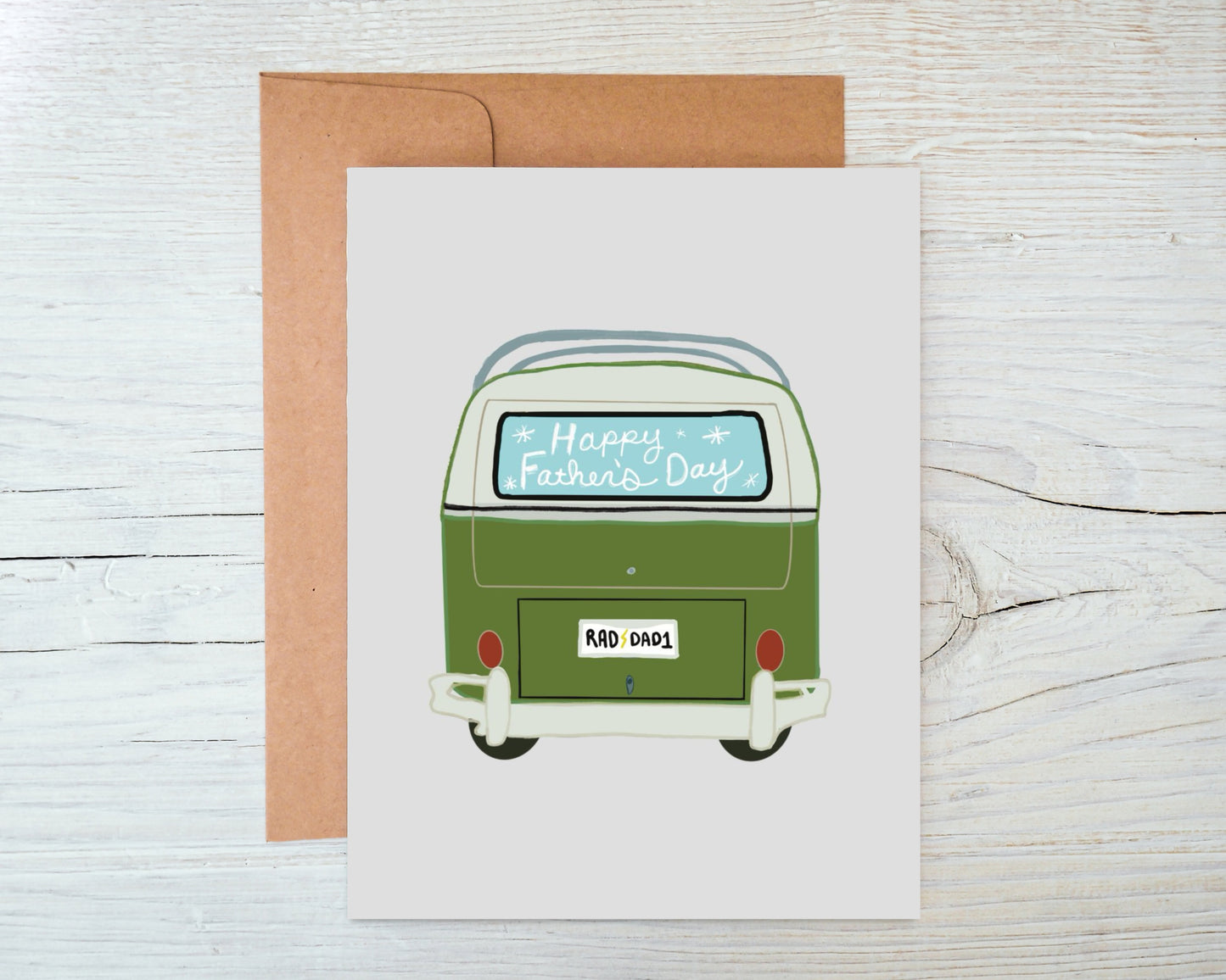 Adventure Dad Camper Father’s Day Card