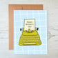 Typewriter Mother’s Day Card - Happy Mother’s Day