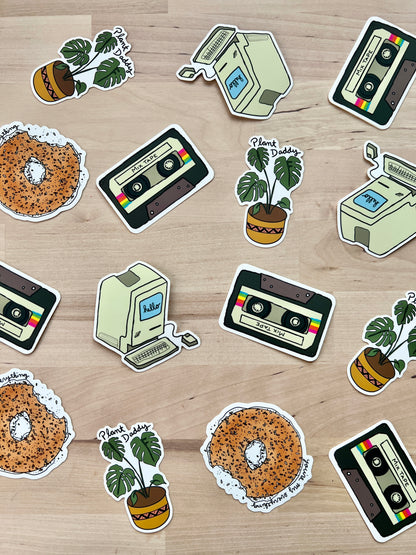 Plant Daddy Monstera Vinyl Sticker