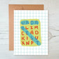 UR DA BEST Word Search Encouragement Card