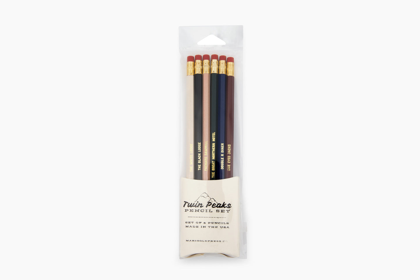 Twin Peaks Pencil Set - Set of 6