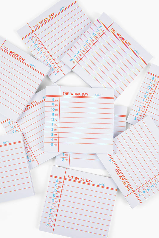 The Work Day Post-It Notes / Sticky Notes - Case of 4