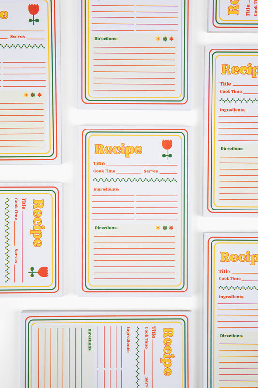 70s Recipe Notepad