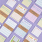 Library Card Post-It Notes Sticky Notes - Yellow