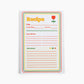 70s Recipe Notepad