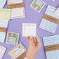 Library Card Post-It Notes Sticky Notes - Yellow