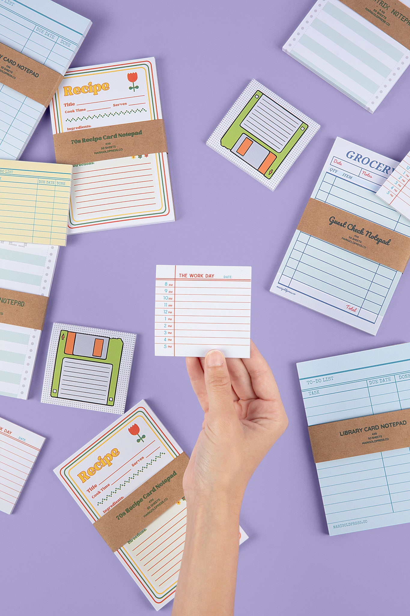 Library Card Post-It Notes Sticky Notes - Yellow