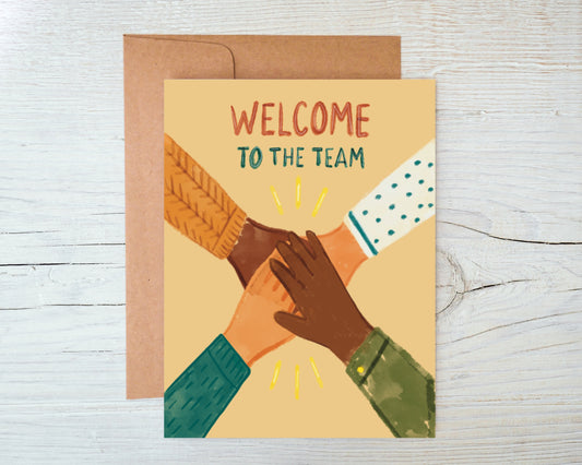 Welcome to the Team - New Team Member Card