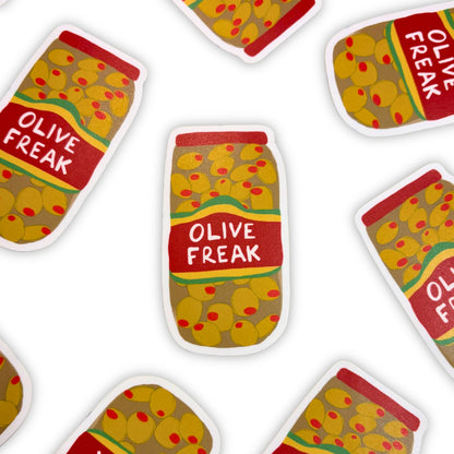 Olive Freak Matte Vinyl Sticker