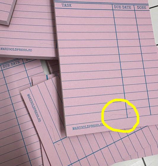 3-Pack SLIGHTLY IMPERFECT Notepads in PINK