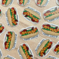 Chicago Style Hot Dog Never Ketchup Vinyl Sticker