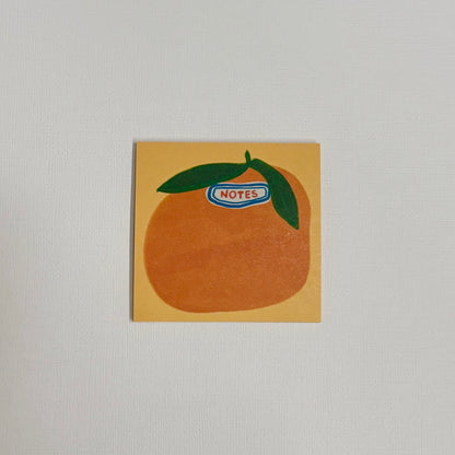 Orange Grocery Sticker  Post-It Notes Sticky Notes
