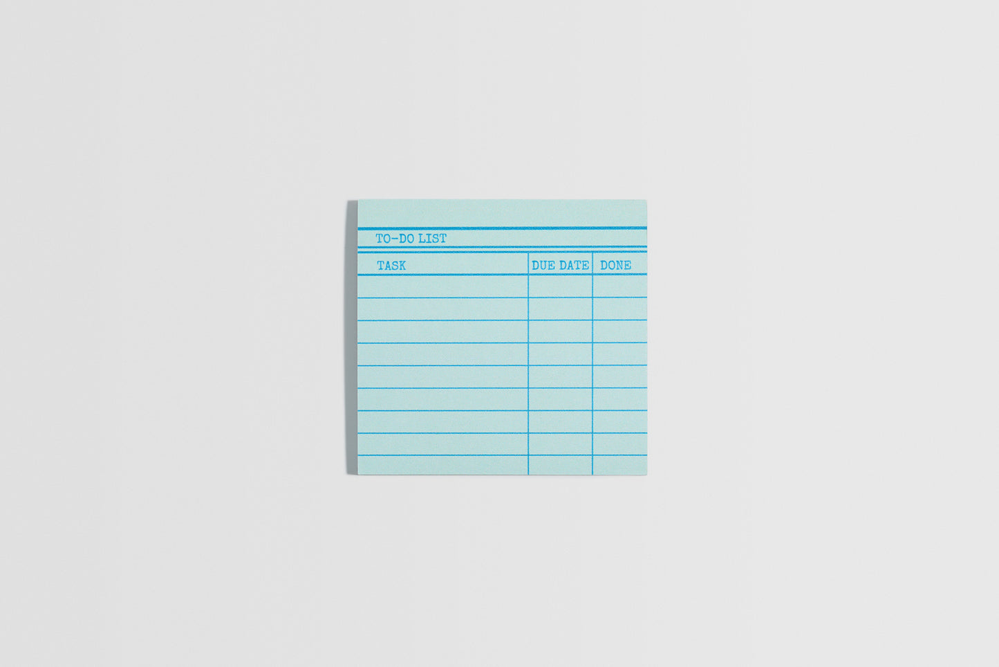Library Card Post-It Notes Sticky Notes - Green